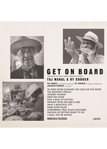 Taj Mahal & Ry Cooder - GET ON BOARD (Music CD)